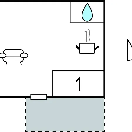 1 Bedroom Cozy In Apartment *